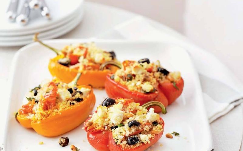 polnjene paprike po mediteransko
