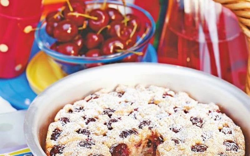 Fresh cherrycake with a hint of cinnamonPicnic specialpage 50 - 54