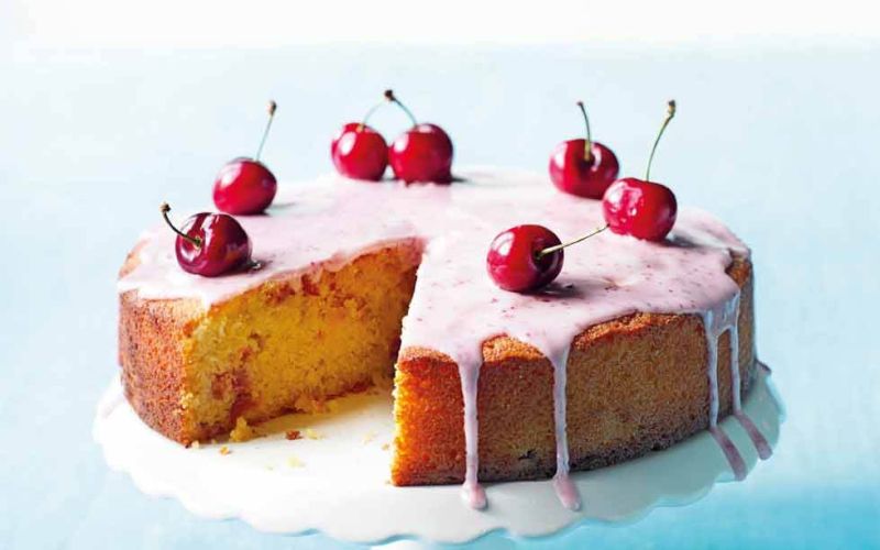 cherry blossom cakeripe and beautifulin season