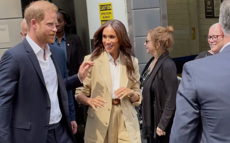 Prince Harry in Meghan Markle