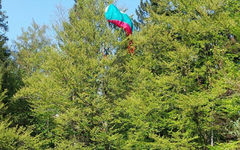 Gorska reševalna služba Kranj padalec padalo