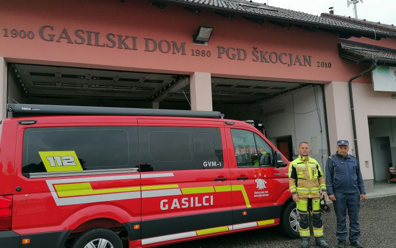 gasilci, skocjan, avto