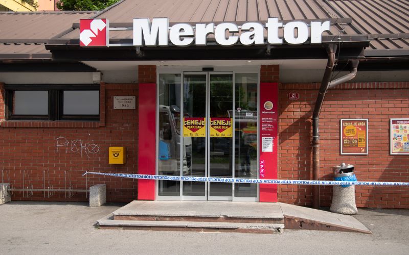 mercator-lendavska, policijski-trak, vlom