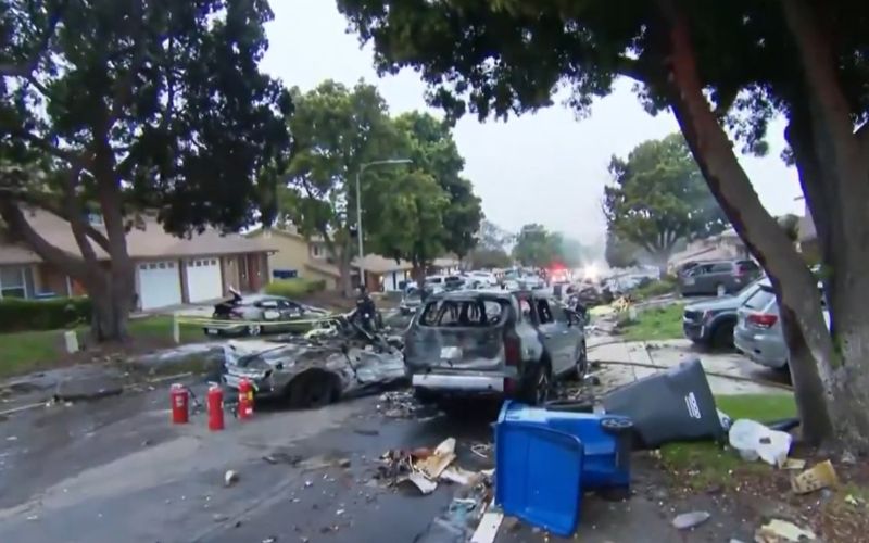 san diego, strmoglavljenje letala
