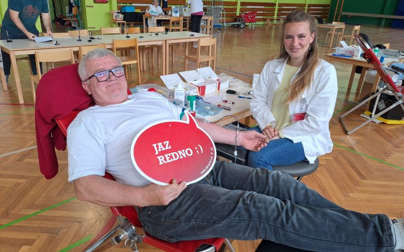 Terenska krvodajalska akcija v Škocjanu