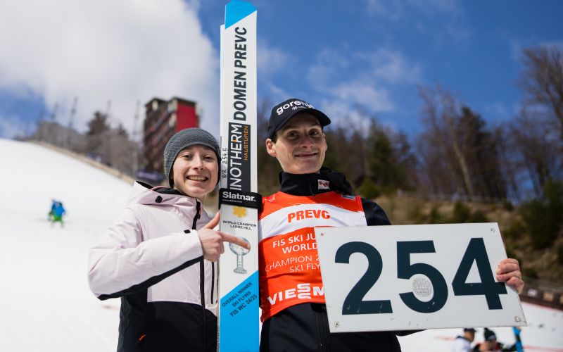 Nika Prevc Domen Prevc Planica