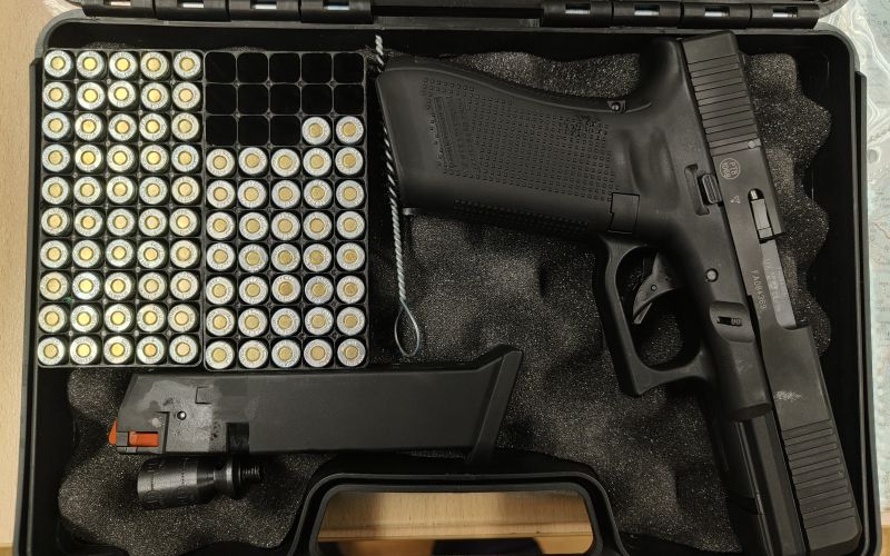 pistola, zaseg