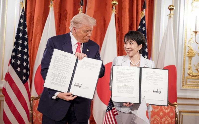 trump, japonska, zda