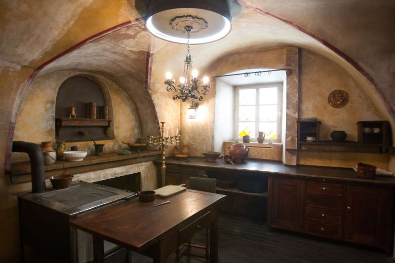 Kuhinja s pripomočki iz časa, ko se je rojevalo slovenstvo.