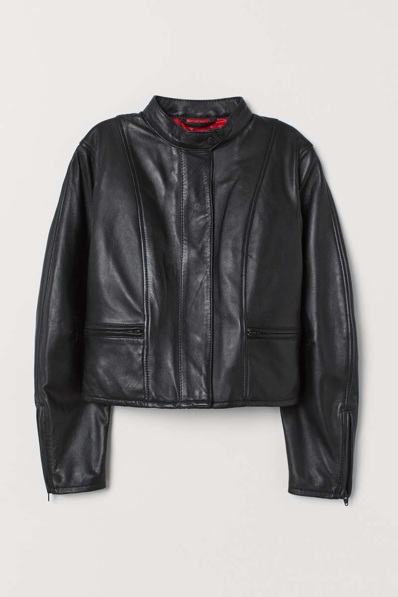 Usnjena jakna H&M, 250 eur