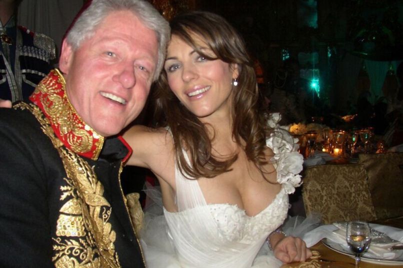 Bill Clinton in Liz Hurley