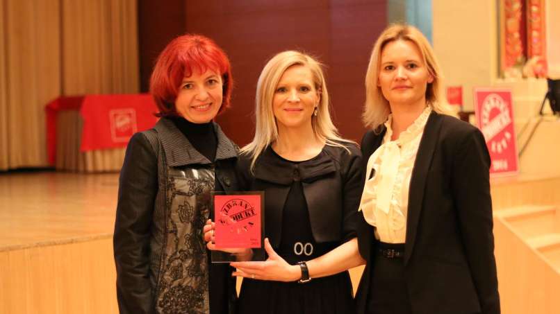 Vojka Kos, Simona Sojer in Jelka Slatinšek - predstavnice JUB-H d.d