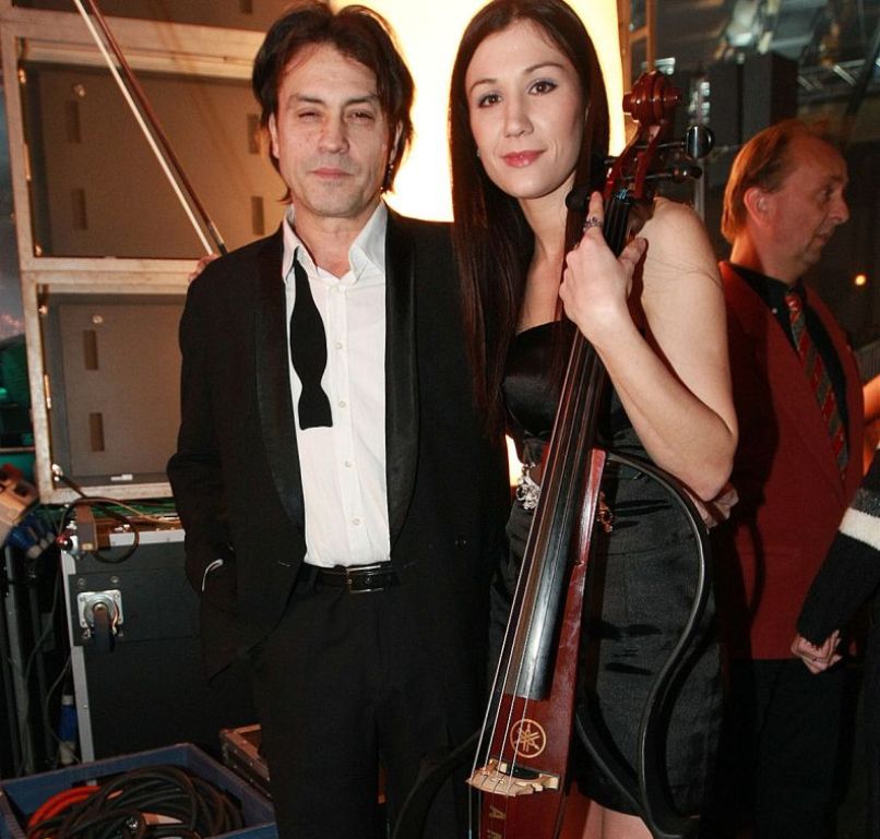 Vlado Kalember in violončelistka Ana Rucner