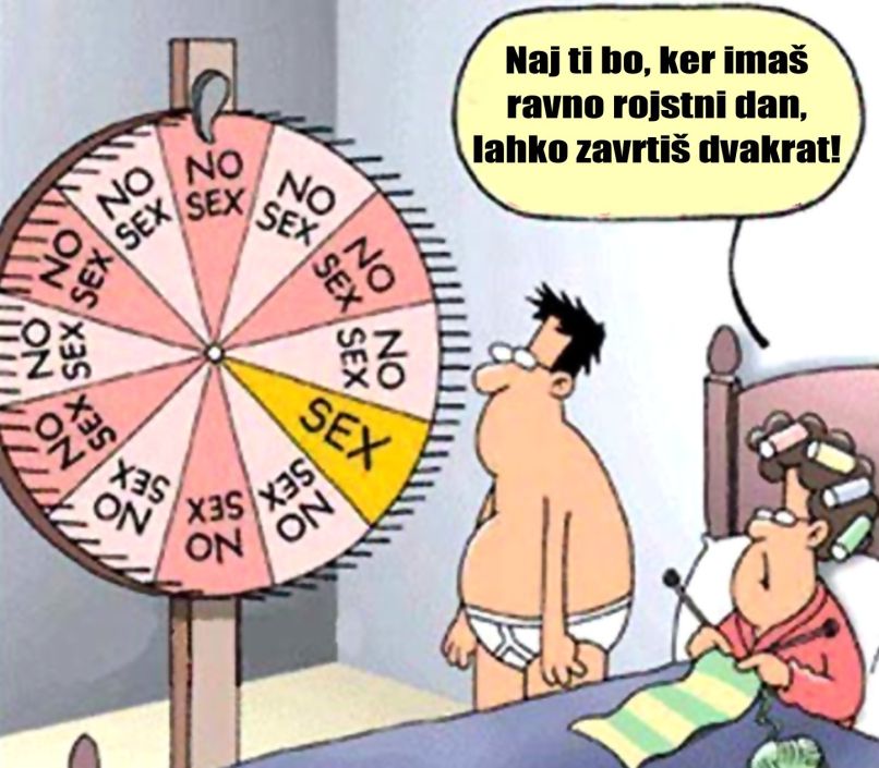 Karikatura - SPOLNA VZGOJA