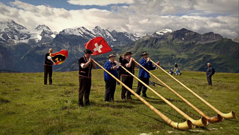 Alphorns_Grindelwald Švica