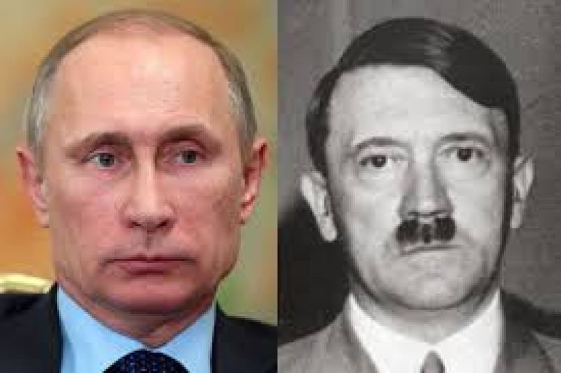 Vladimir Putin in Adolf Hitler