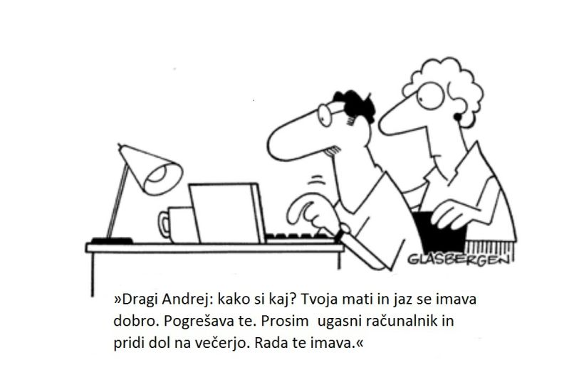 Karikatura - ŽALOSTNO