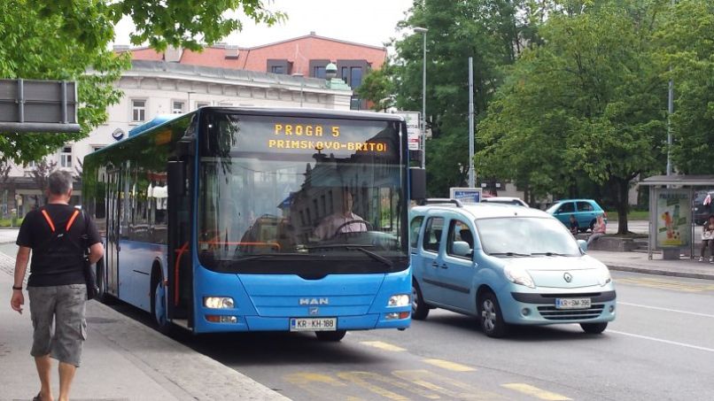 Javni prevoz, Kranj, avtobus