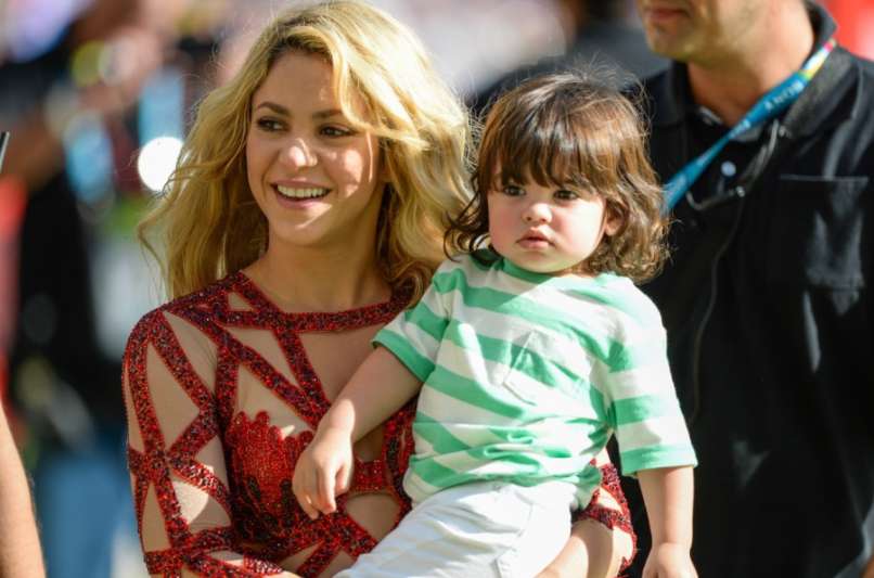 Shakira s sinom Milanom