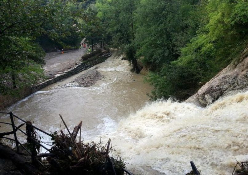 potok hudournik poplave