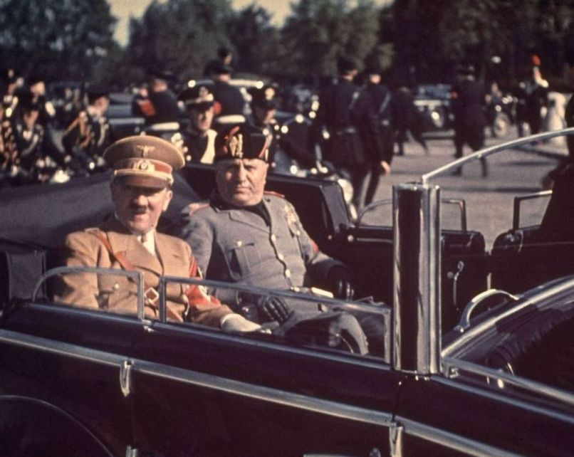 Hitler in Mussolini
