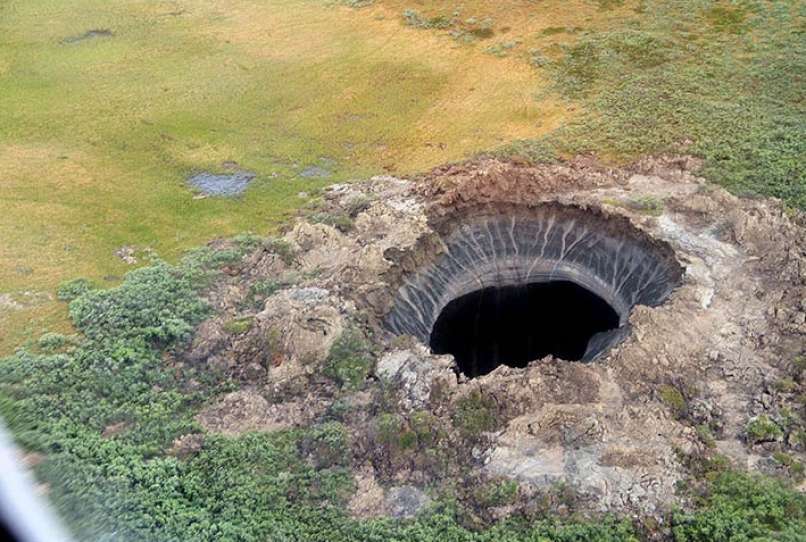 Krater, Sibirija
