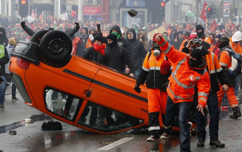 belgija protesti demonstracije
