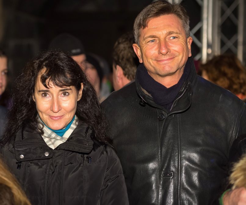 Borut Pahor in Tanja Pečar