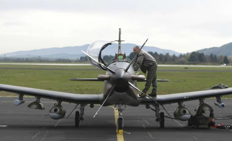 pilatus PC-9M hudournik