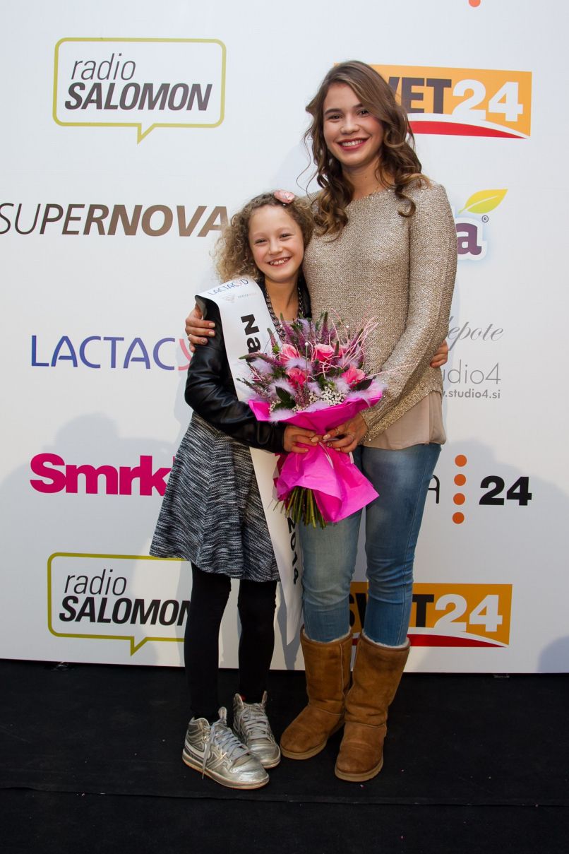 Pika Kovac, naj smrklja 2014 in Anamarija Goltes, naj smrklja 2013
