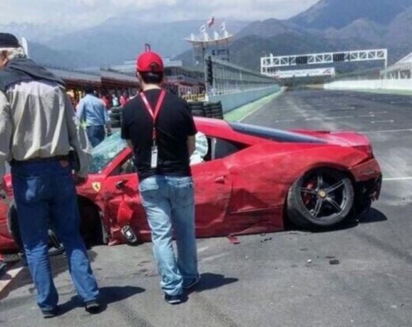Ferrari, nesreča, Čile