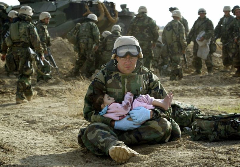 vojak amerika vojska irak otrok tragedija vojna