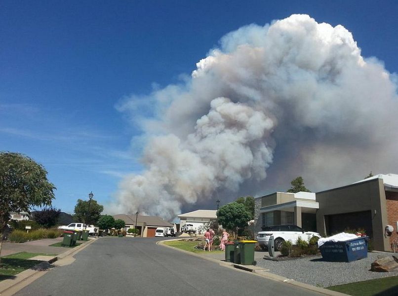 požar, adelaide hills