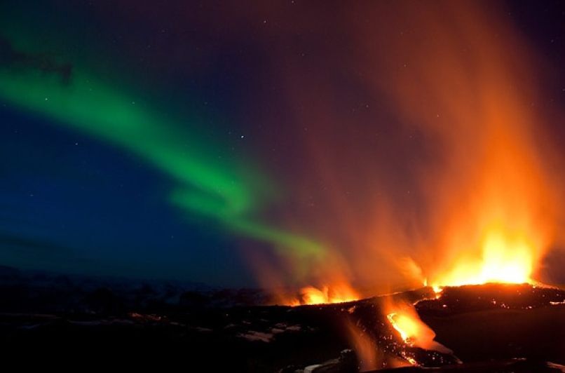 Bardarbunga, ognjenik, lava