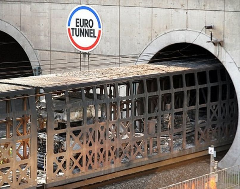 eurotunnel požar tovornjak