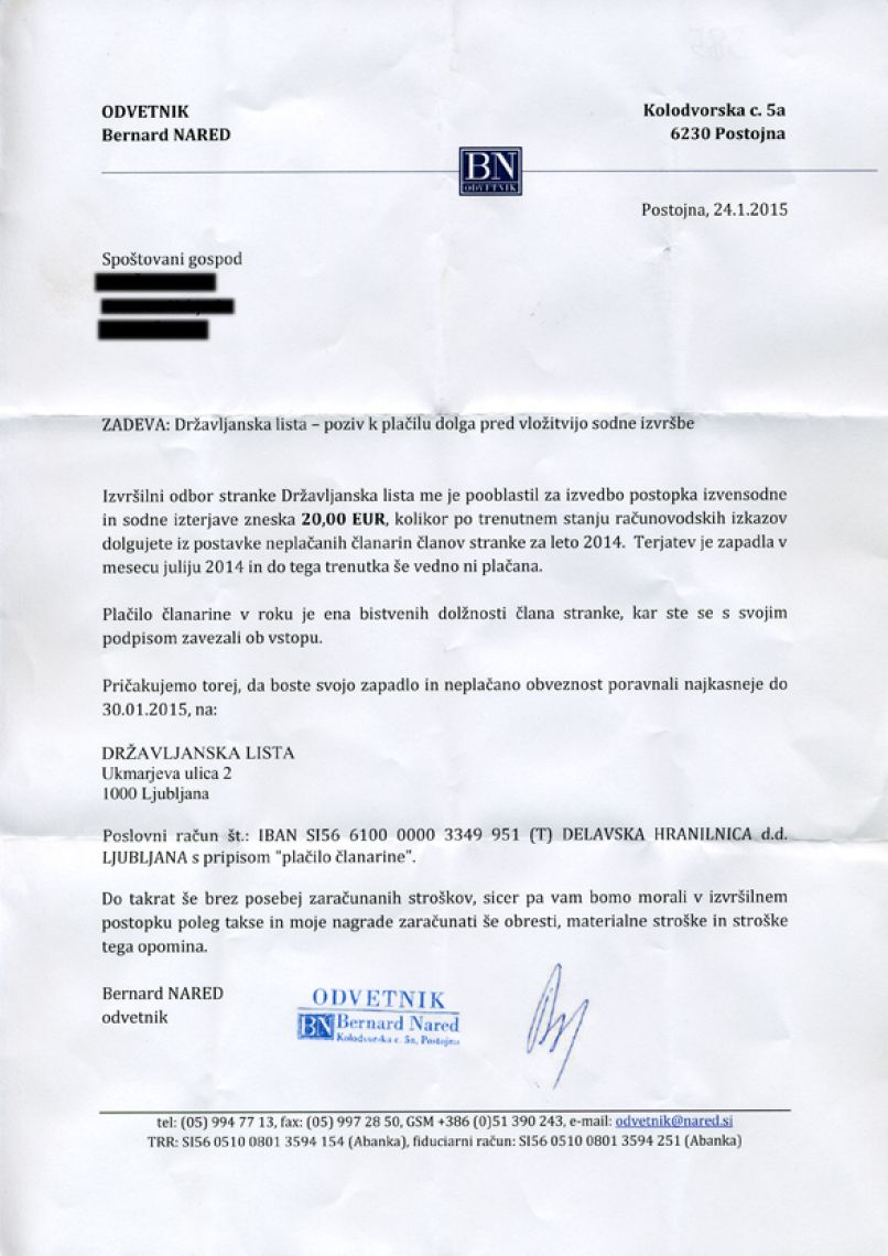 državljanska lista