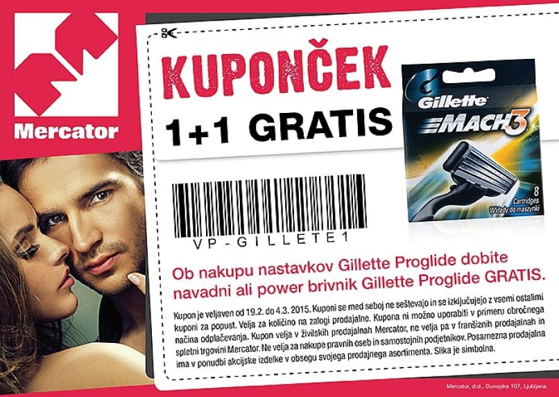 kuponček, mercator