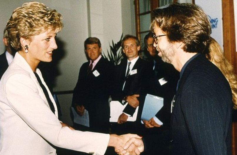 Princesa Diana in Eric Clapton