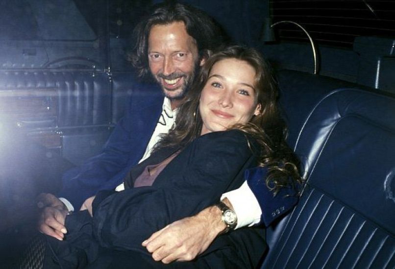 Eric Clapton in Carla Bruni