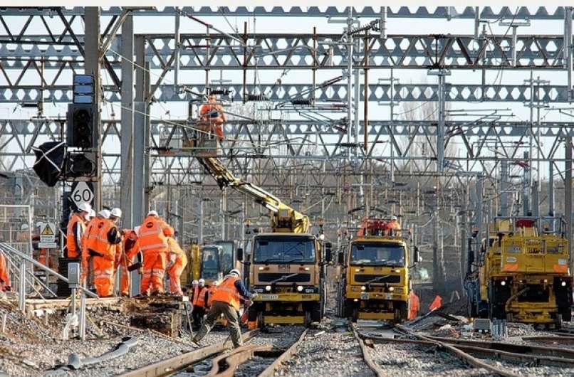 slovenske železnice sž vlak popravilo gradnja elektrifikacija žled tony