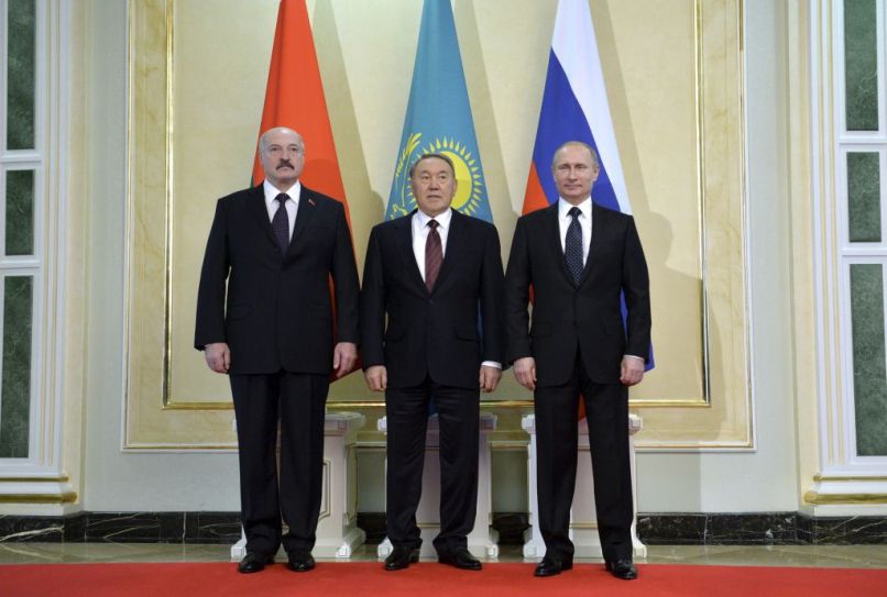Lukasenko, Nazarbajev, Putin