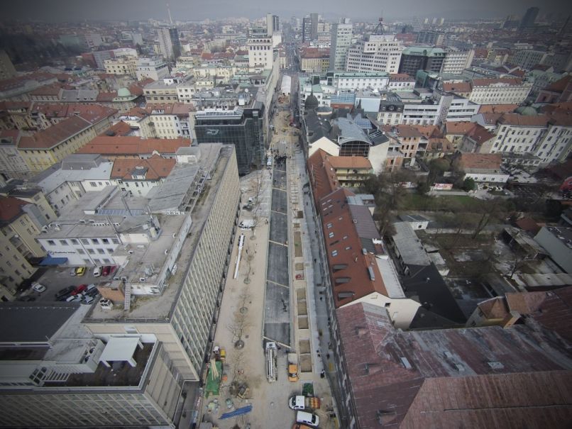 slovenska cesta, obnova