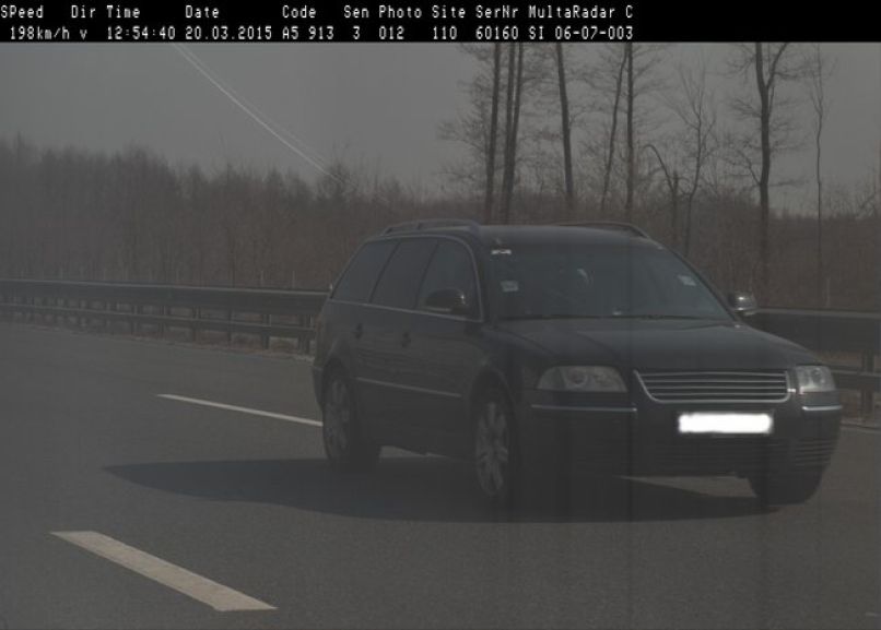 Prekoračitev hitrosti, passat