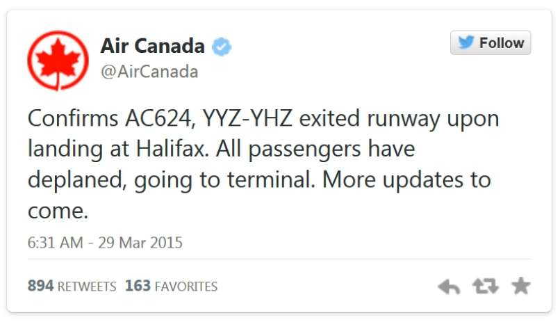 air canada letalo kanada twitter twit tony