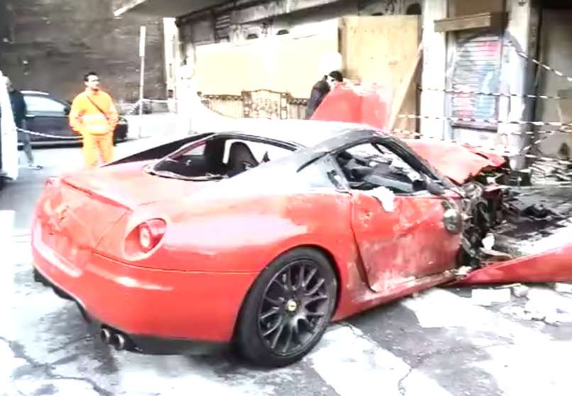 ferarri gto nesreča