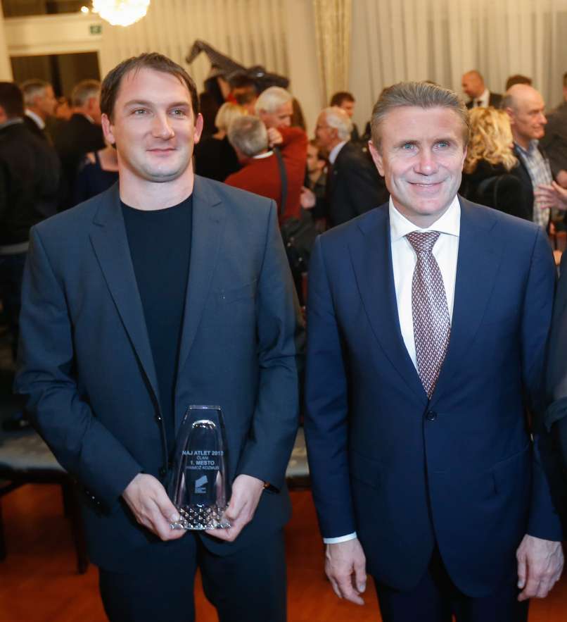 Primož Kozmus, Sergej Bubka