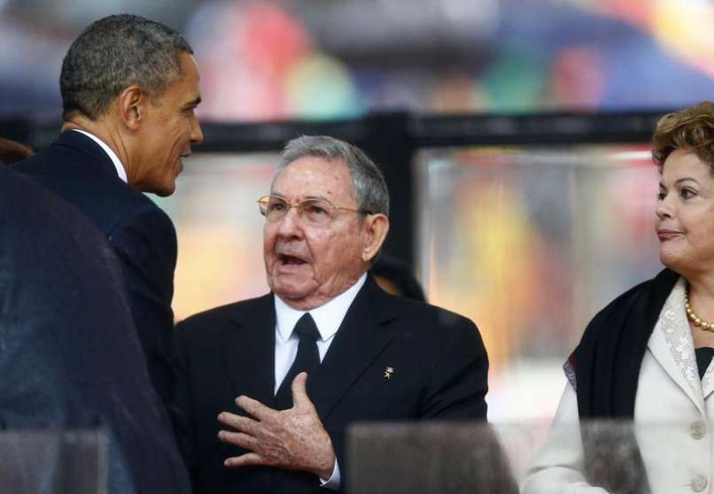 obama castro zda kuba politika amerika tony