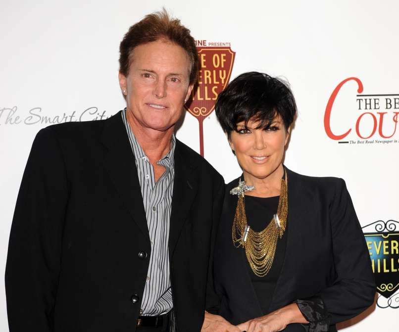 Bruce Jenner in Kris Kardashian