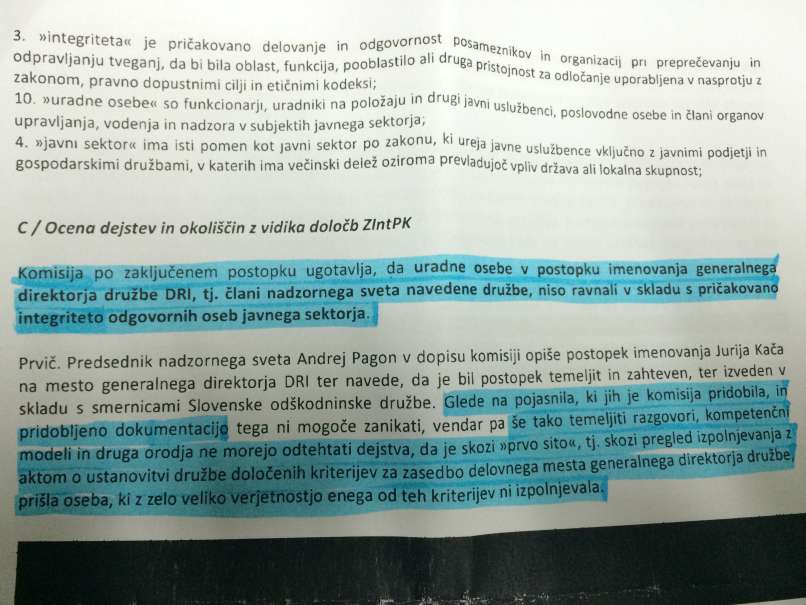Ugotovitve KPK, Jurij Kač