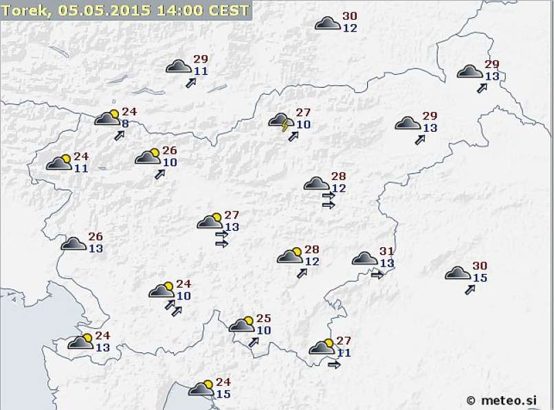 vreme, 5.5.2015